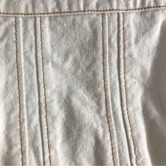 Gap Cream Jean Jacket Vintage 100% Cotton size Small - Picture 6 of 7